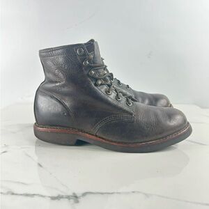 Chippewa lace up work boots
